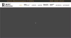 Desktop Screenshot of kempfconstructioncleanup.com